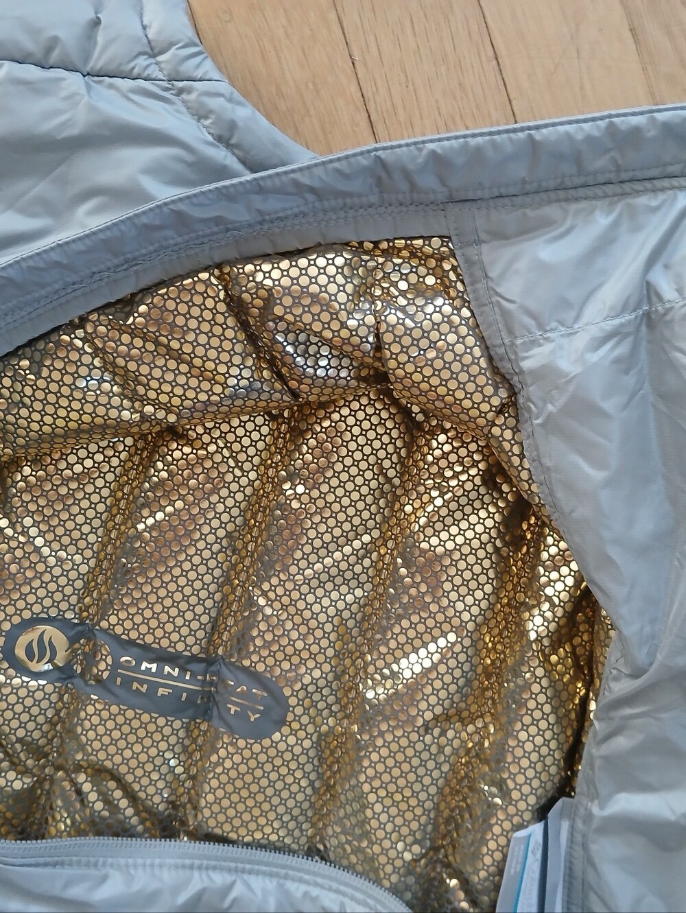 Columbia Lightweight Pack-able Puffer Vest Omni-Heat Infinity Reflective SMALL - Picture 6 of 15